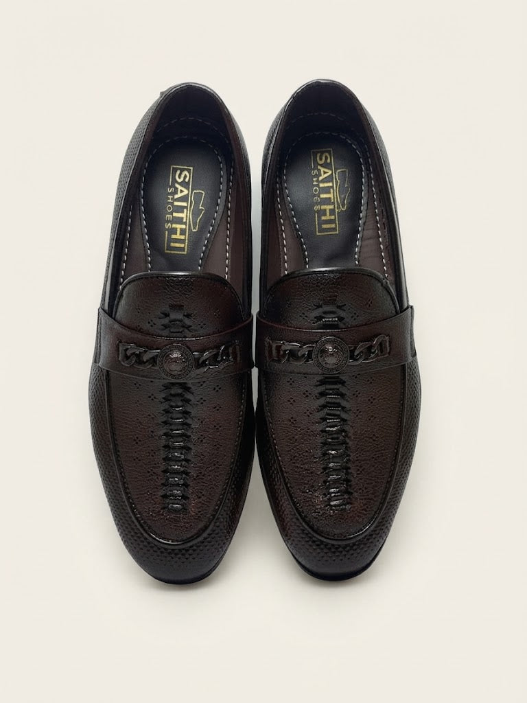 Executive Accent Men’s Dress Loafers-7042