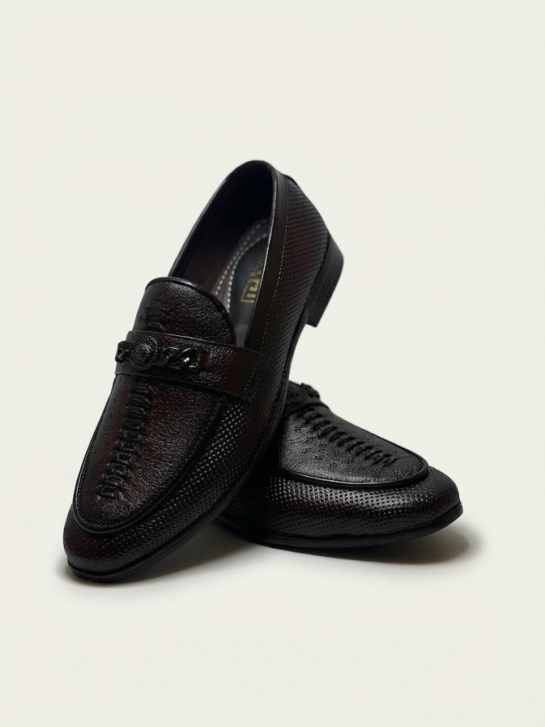 Executive Accent Men’s Dress Loafers-7042