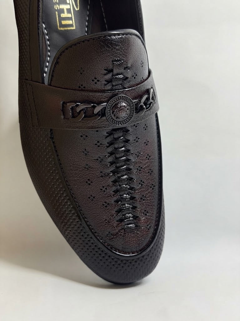 Executive Accent Men’s Dress Loafers-7042