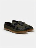 Saithi's Olive Green Stylish Loafers