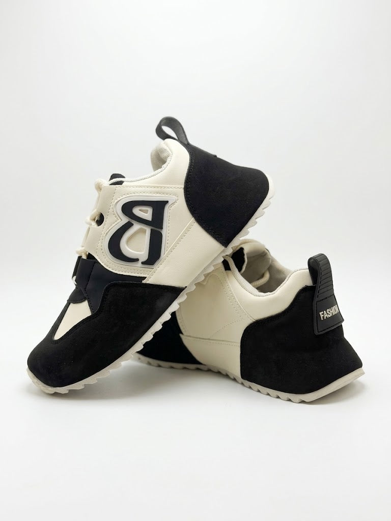 Saithi's Imported Black & White Streetwear sneakers - Known For Premium style and Unbeatable Comfort