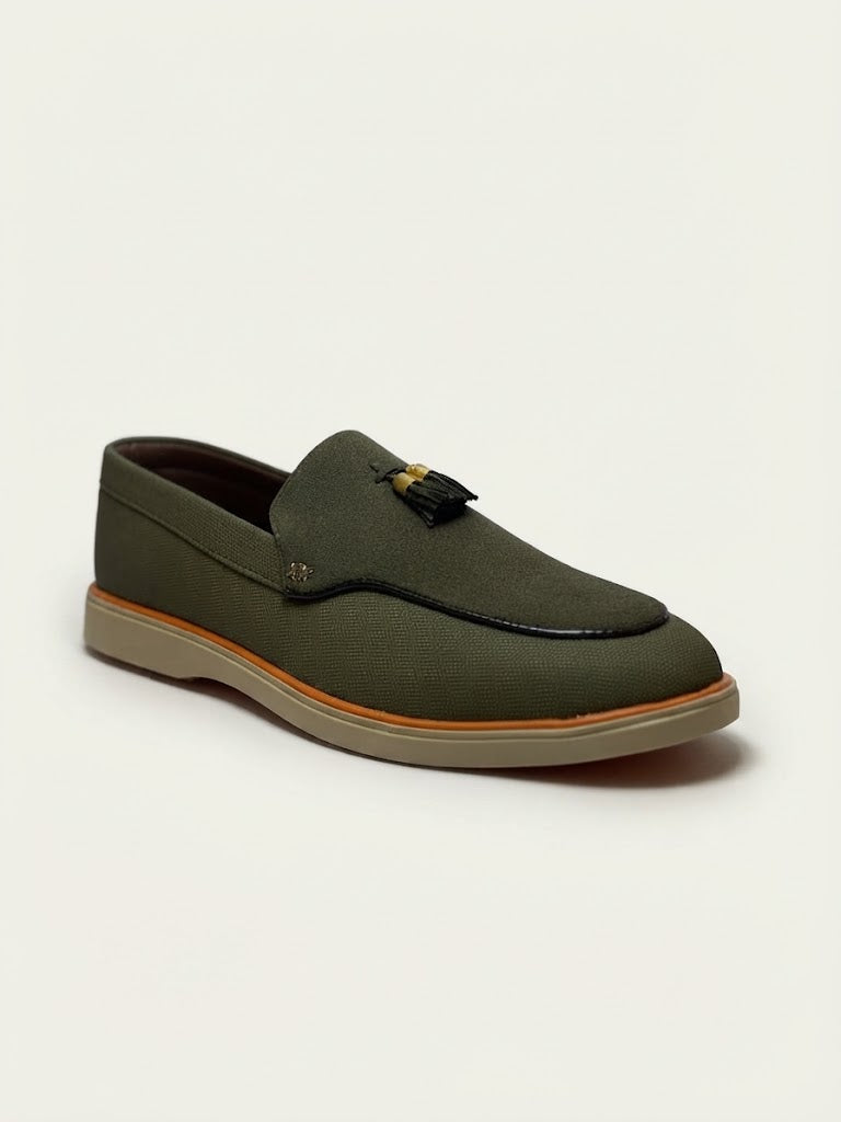 Dual Colour Slip-on Loafers
